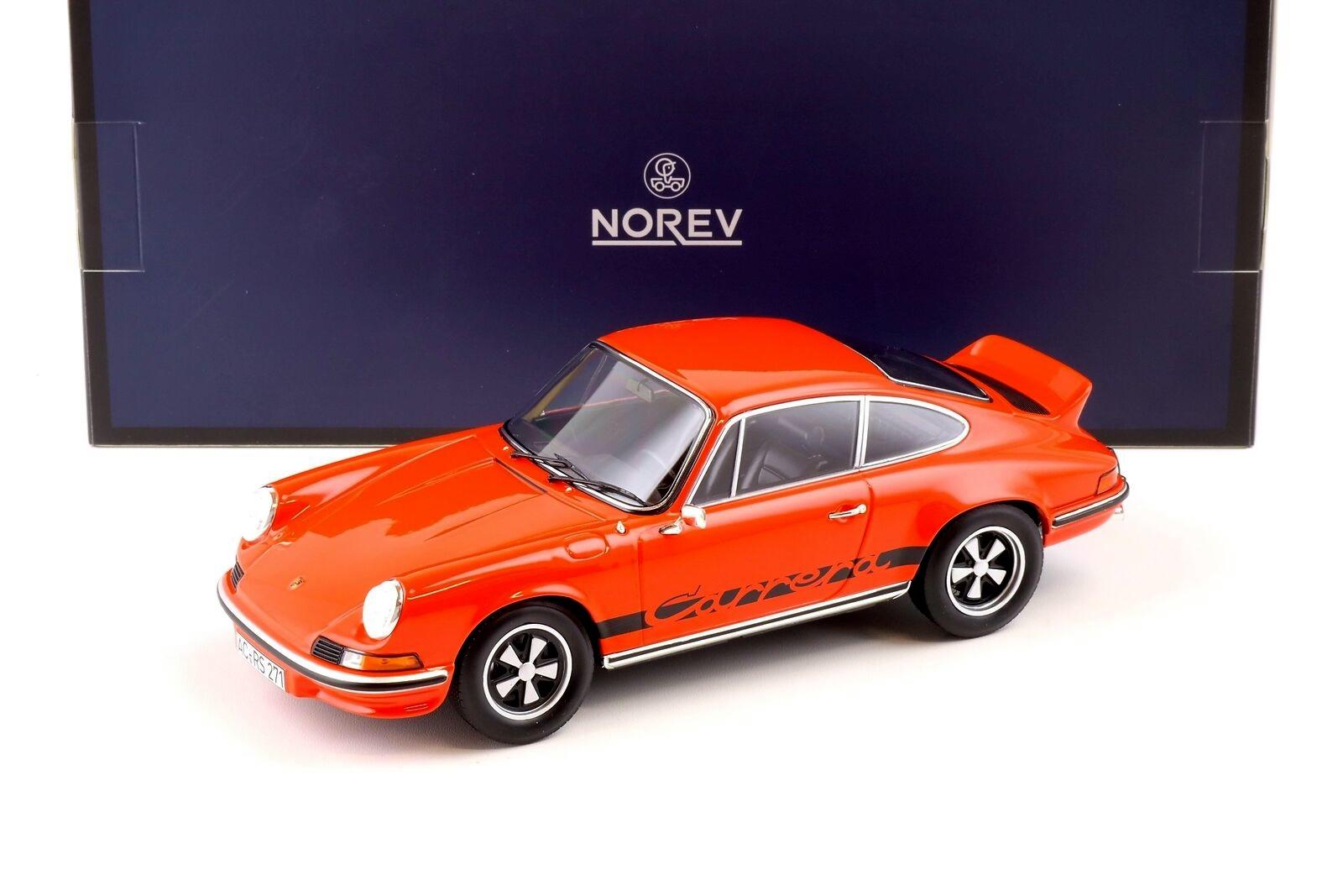 1:18 Norev Porsche 911 RS Touring 1973 blood orange & black - Limited 300 pcs.