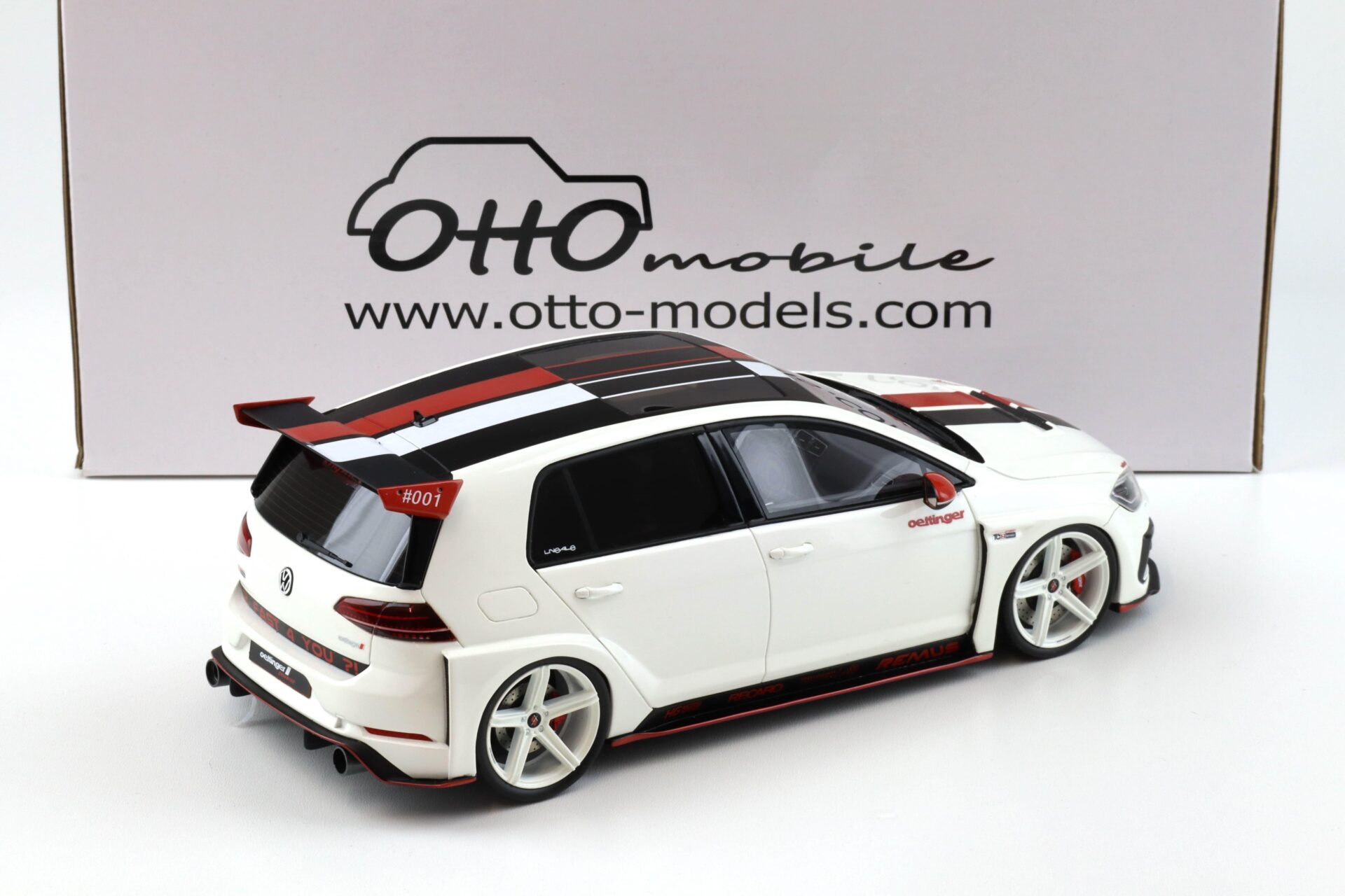 1:18 OTTO mobile OT1050 VW Golf VII 7 GTI OETTINGER pure white 2019