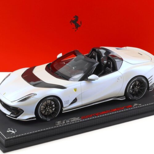 1:18 BBR Ferrari 812 Competizione A Bianco Onda Marina matt - Limited 136 pcs.