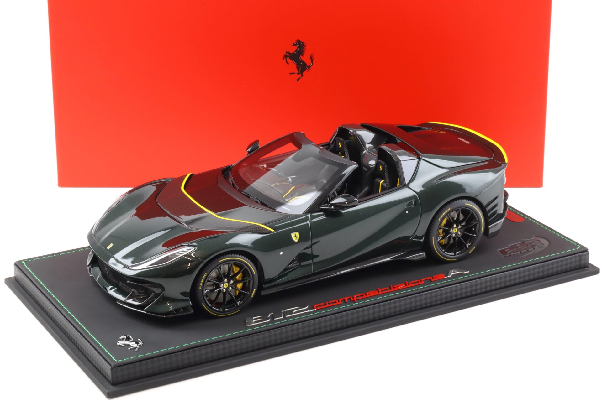 1:18 BBR Ferrari 812 Competizione A Aperta Verde Zeltweg - Limited 70 pcs.