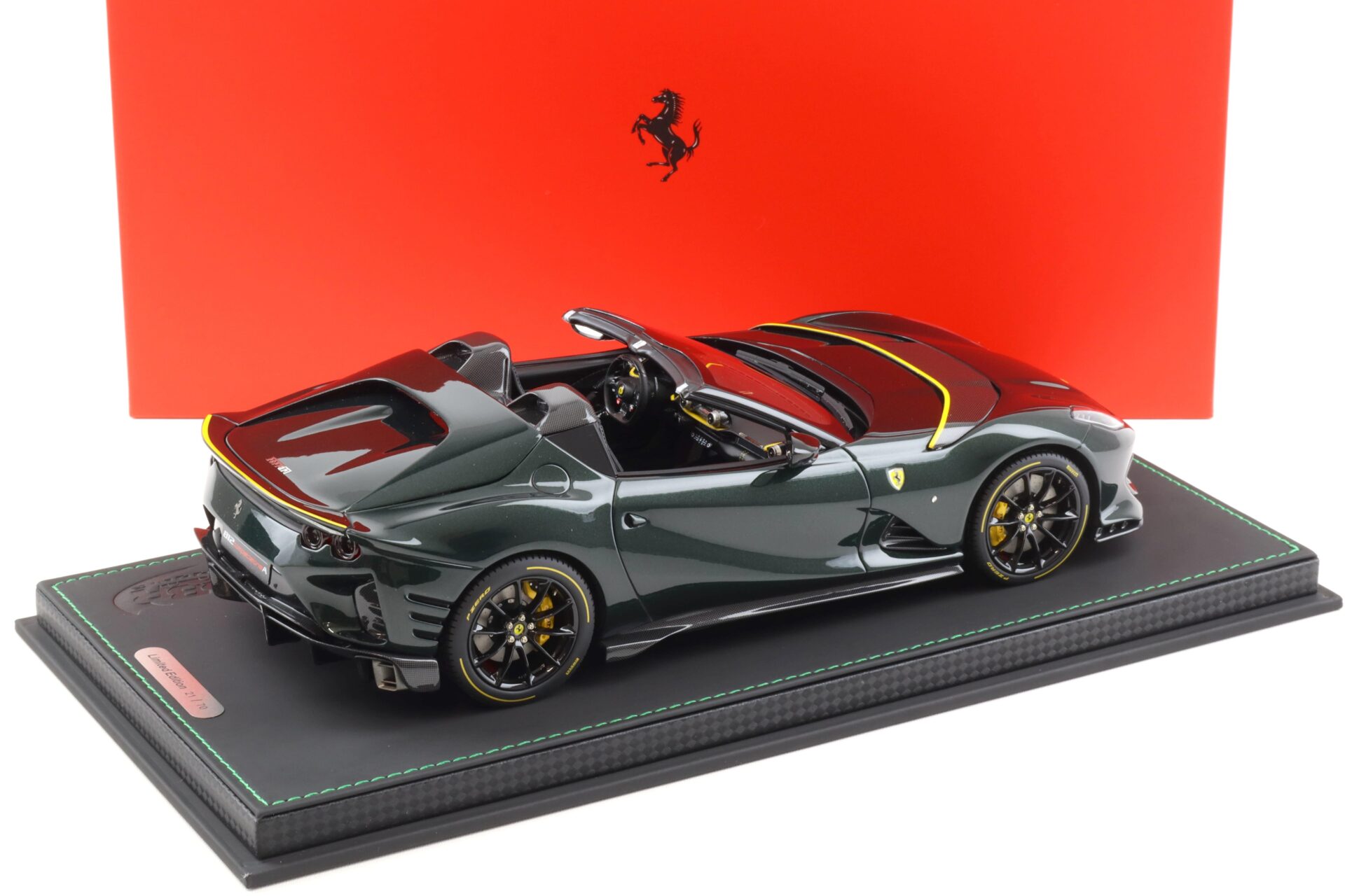 1:18 BBR Ferrari 812 Competizione A Aperta Verde Zeltweg - Limited 70 pcs.