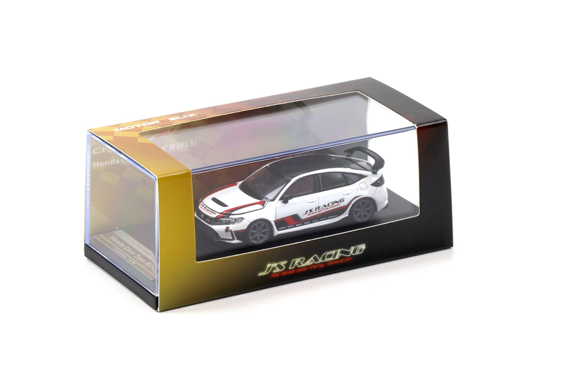 1:64 Motorhelix Honda Civic Type R (FL5) J`S Racing white pearl M65317