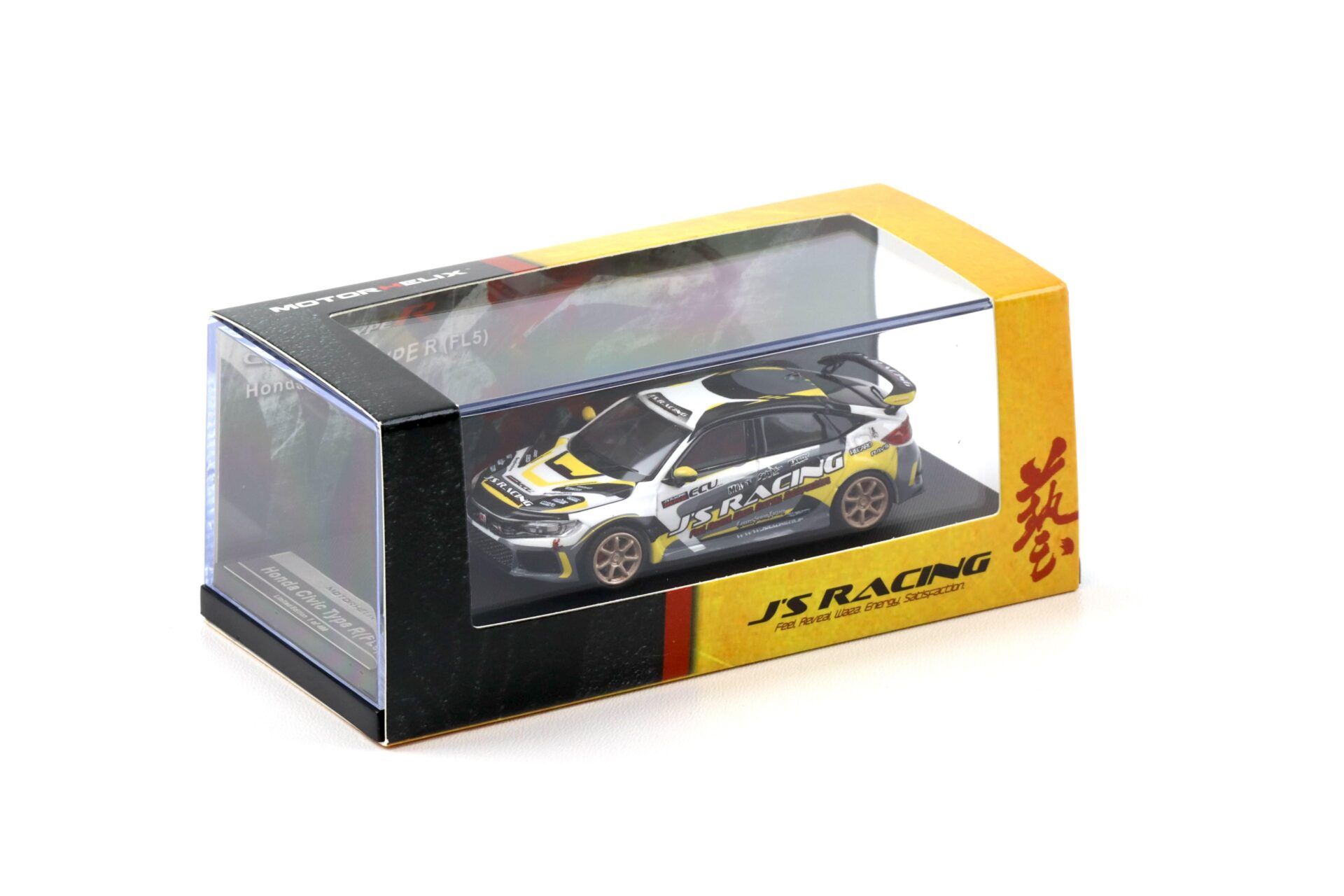 1:64 Motorhelix Honda Civic Type R (FL5) J`S Racing FK8 Livery M65315