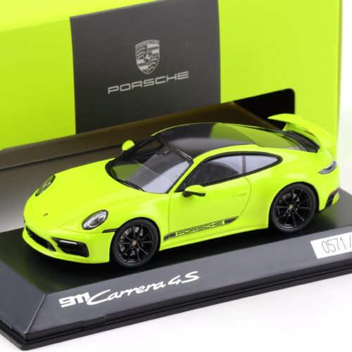 1:43 Spark Porsche 911 992 Carrera 4S Coupe Aero Kit Acid green WAP DEALER