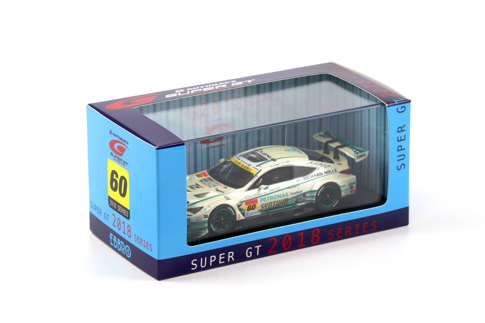 1:43 Ebbro Lexus RC F GT3 Super GT300 #60 SYNTIUM LMcorsa RC F 2018 Yoshimoto/ Miyata