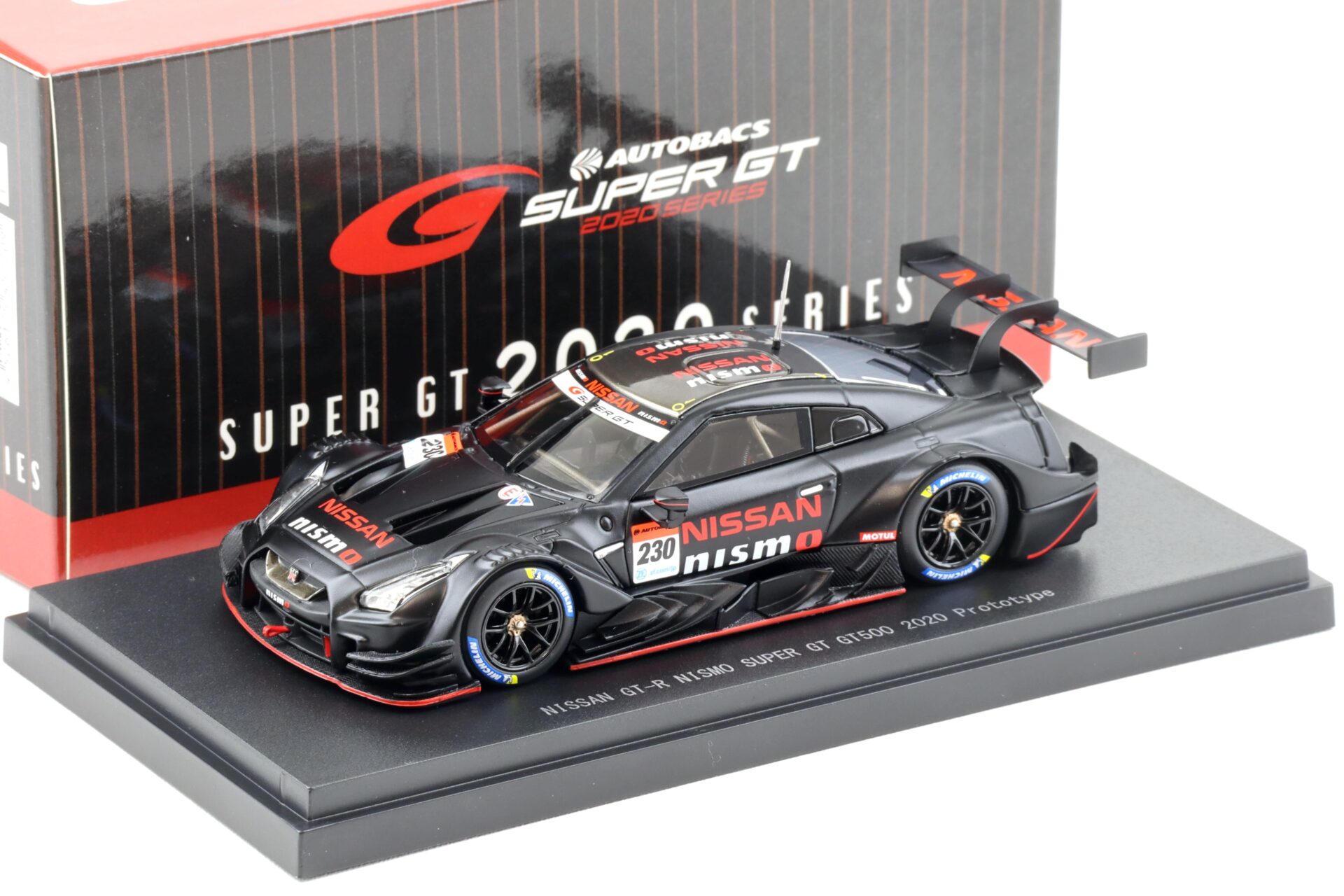 1:43 Ebbro Nissan GT-R Super GT500 NISMO Prototype 2020 #230 black