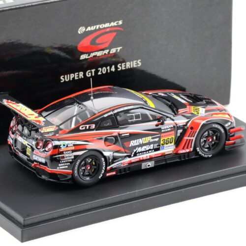 1:43 Ebbro Nissan GT-R R35 Super GT300 OKINAWA MSA RUN UP 2014 #360 Tanaka/ Yoshida