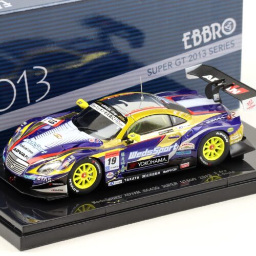 1:43 Ebbro Lexus SC430 Super GT300 WedsSport ADVAN 2013 #19 Ara/ Couto