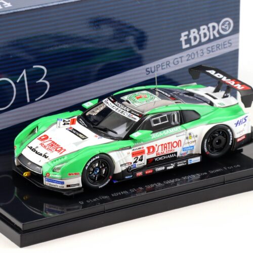 1:43 Ebbro Nissan GT-R Super GT500 D´station ADVAN GT-R LDF 2013 #24 Yasuda/ Krumm