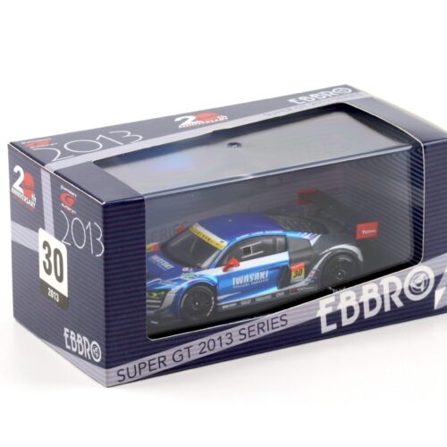 1:43 Ebbro Audi R8 Super GT300 IWASAKI apr 2013 #30 Iwasaki/ Fairuz