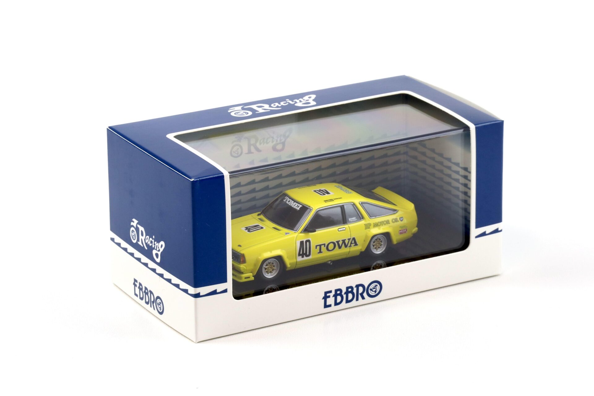 1:43 Ebbro Nissan Sunny TOWA BP MOON Sunny Fuji Minor Touring 1989 #40