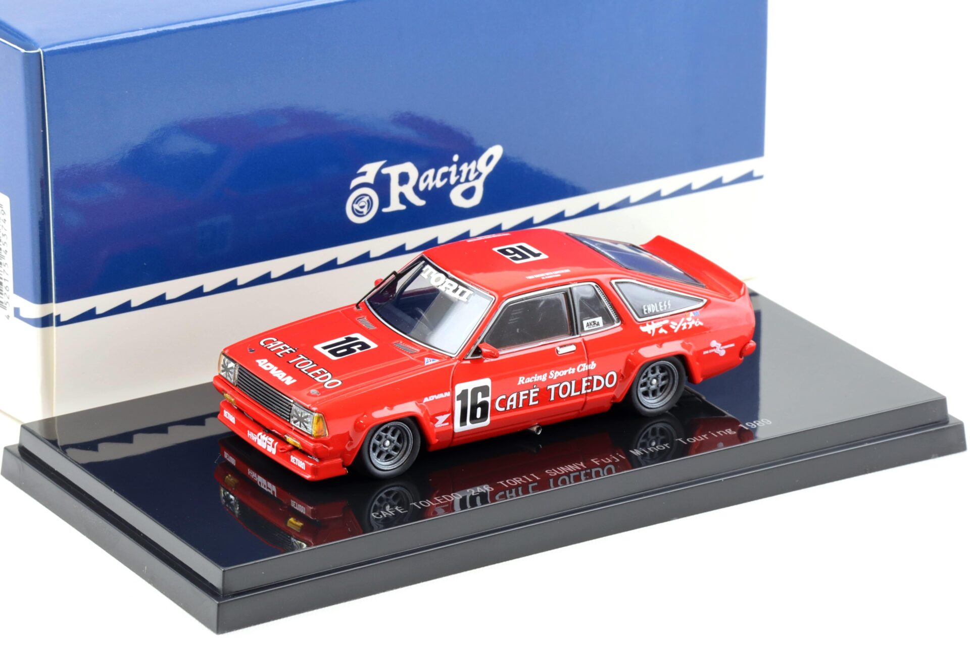 ID 95096 orig.jpg 1:43 Ebbro Nissan Sunny CAFE TOLEDO 246 TORII Sunny Fuji Minor Touring 1989 #16