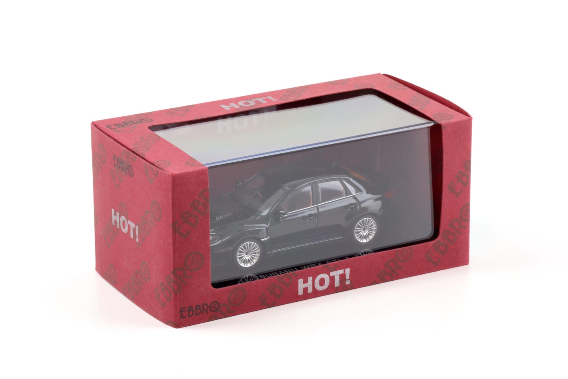 1:43 Ebbro Subaru WRX STI A-Line 4-doors black