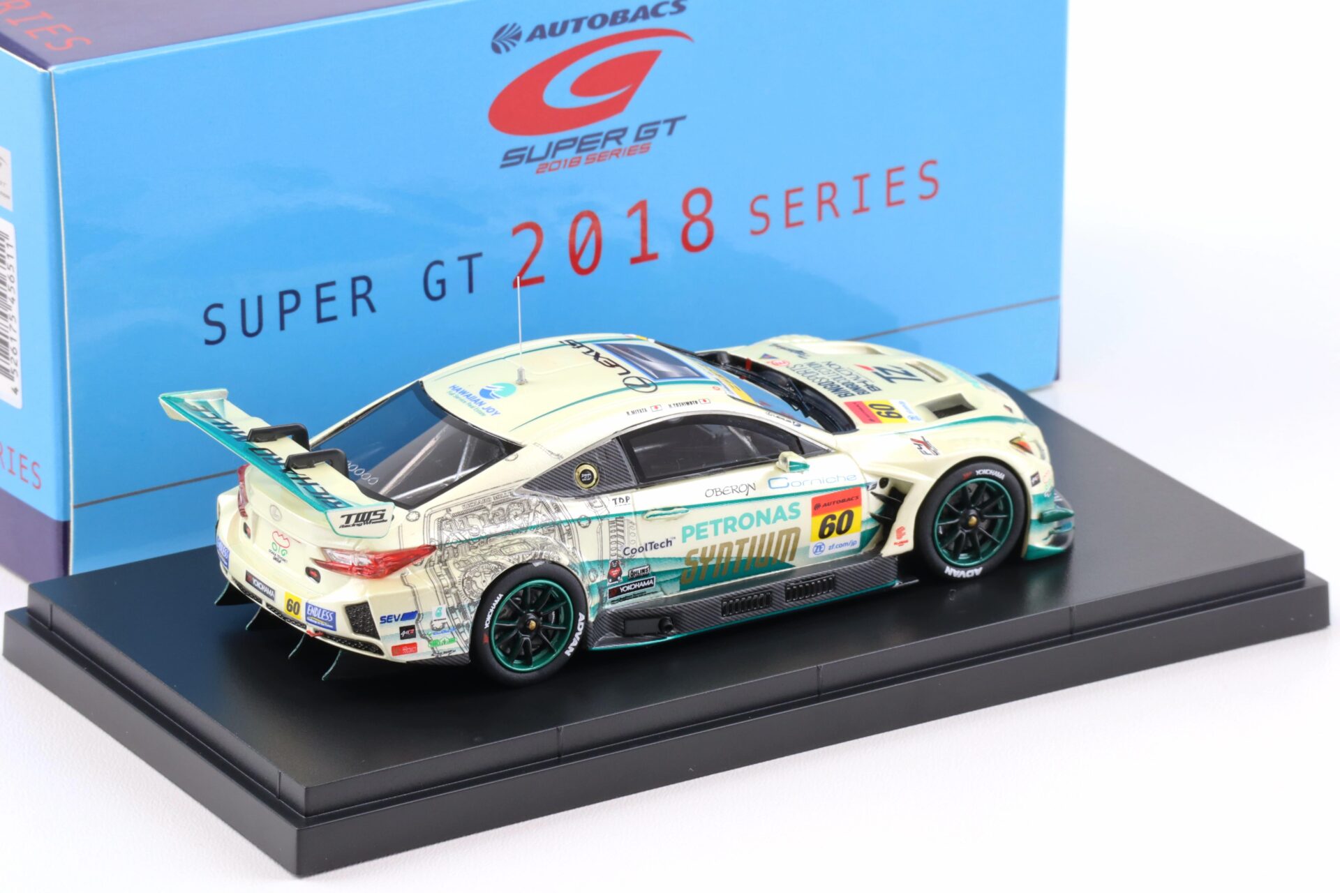 1:43 Ebbro Lexus RC F GT3 Super GT300 #60 SYNTIUM LMcorsa RC F 2018 Yoshimoto/ Miyata