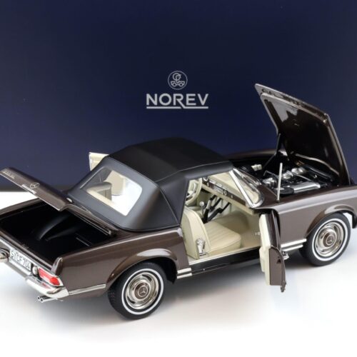 1:18 Norev Mercedes 230 SL Pagode W113 Bronce metallic 1963 with Top - Limited 300 pcs.