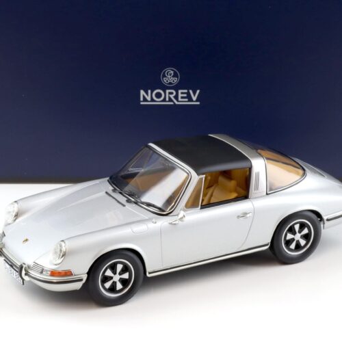 1:18 Norev Porsche 911 E Targa 1969 silver metallic - Limited 400 pcs.