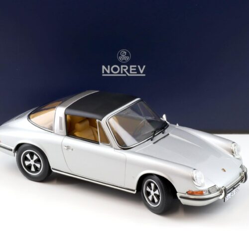 1:18 Norev Porsche 911 E Targa 1969 silver metallic - Limited 400 pcs.