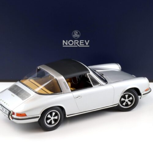 1:18 Norev Porsche 911 E Targa 1969 silver metallic - Limited 400 pcs.