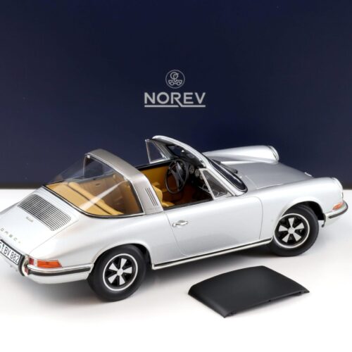 1:18 Norev Porsche 911 E Targa 1969 silver metallic - Limited 400 pcs.