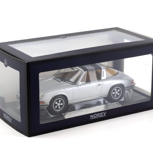 1:18 Norev Porsche 911 E Targa 1969 silver metallic - Limited 400 pcs.