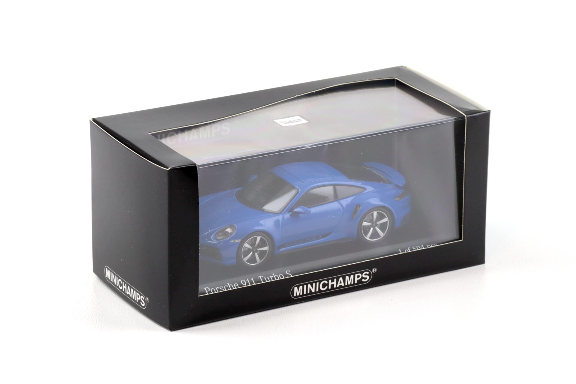 1:43 Minichamps Porsche 911 (992) Turbo S Coupe 2020 Shark blue