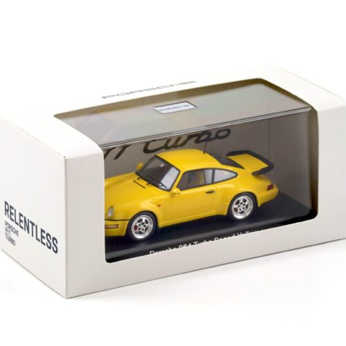 1:43 Spark Porsche 911 964 Turbo Coupe Speed yellow MAP Porsche Museum