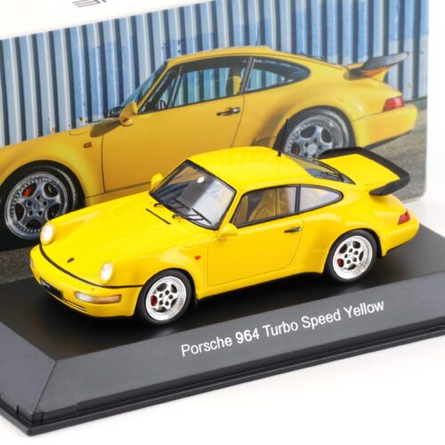 1:43 Spark Porsche 911 964 Turbo Coupe Speed yellow MAP Porsche Museum
