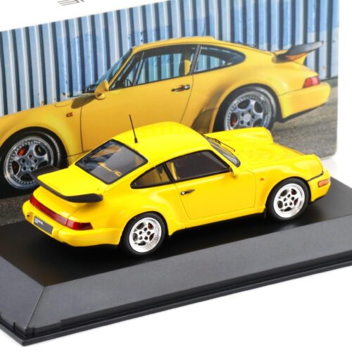 1:43 Spark Porsche 911 964 Turbo Coupe Speed yellow MAP Porsche Museum