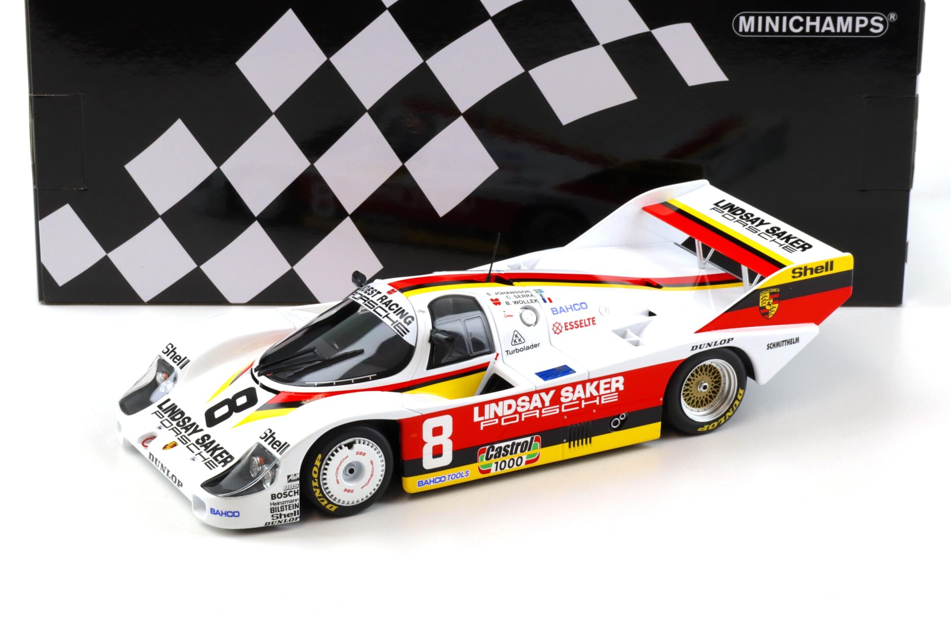 ID 95284 orig 1.jpg 1:18 Minichamps Porsche 956K Joest Racing 1000km Kyalami 1983 Wollek #8