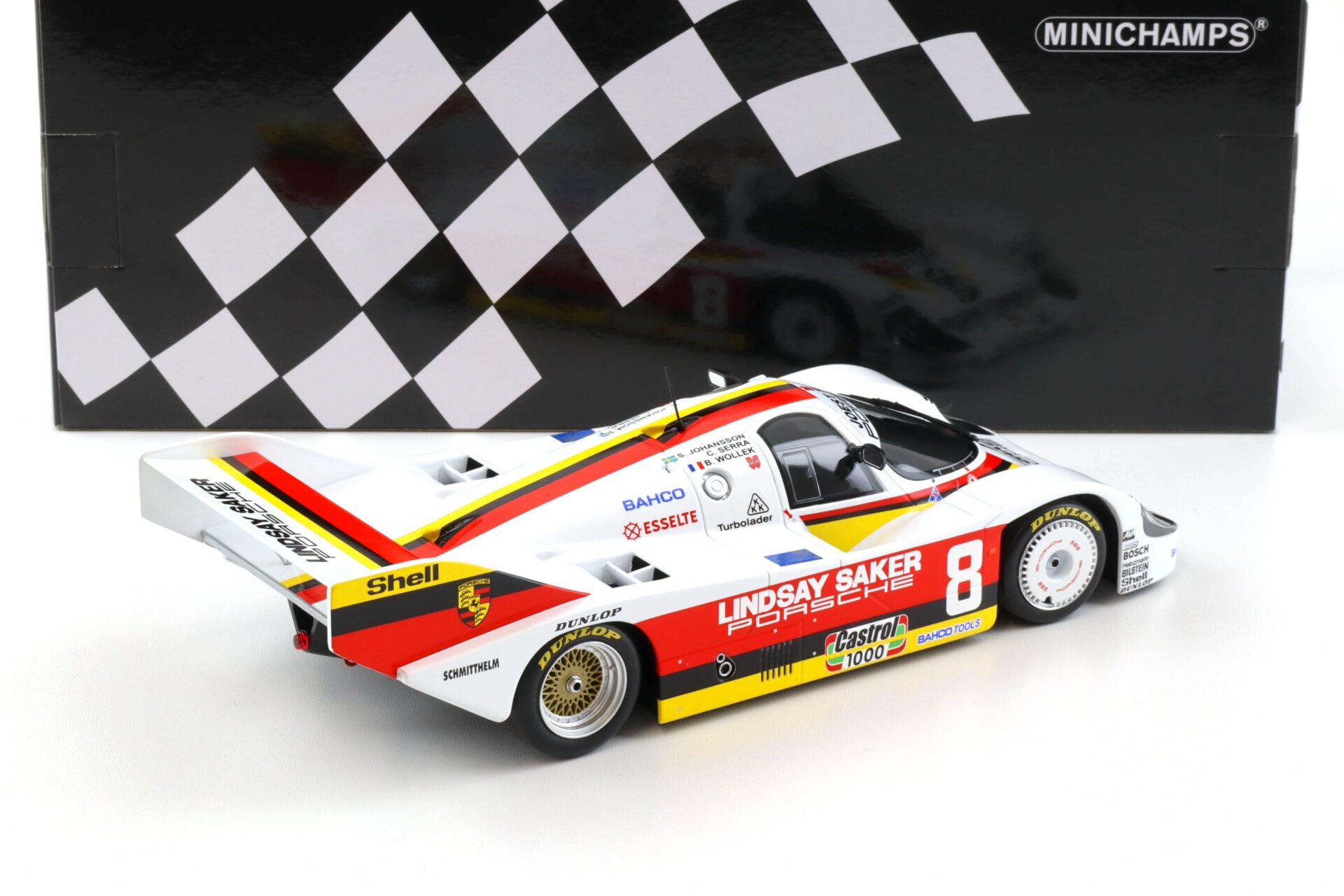 1:18 Minichamps Porsche 956K Joest Racing 1000km Kyalami 1983 Wollek #8