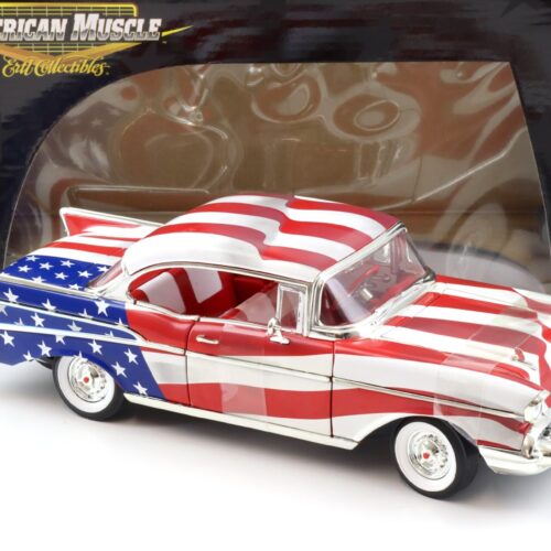 1:18 ERTL 1957 Chevrolet Bel Air US Flag Design 33987