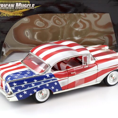 1:18 ERTL 1957 Chevrolet Bel Air US Flag Design 33987