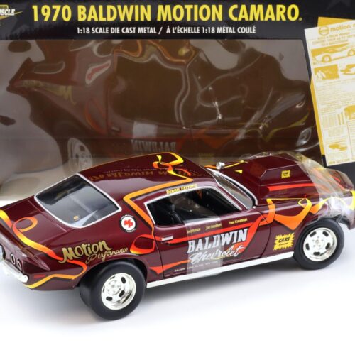 1:18 ERTL 1970 Chevrolet Baldwin Motion Camaro dark red 33379