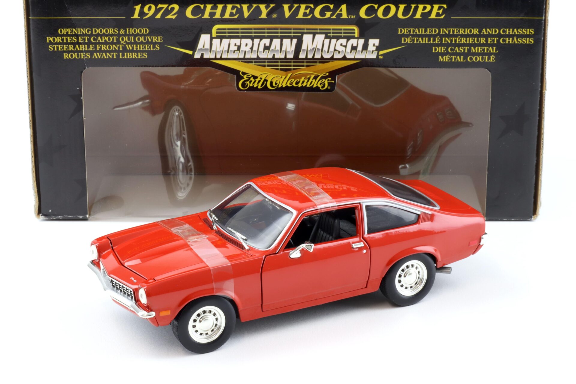 1:18 ERTL 1972 Chevrolet Chevy Vega Coupe red 33509