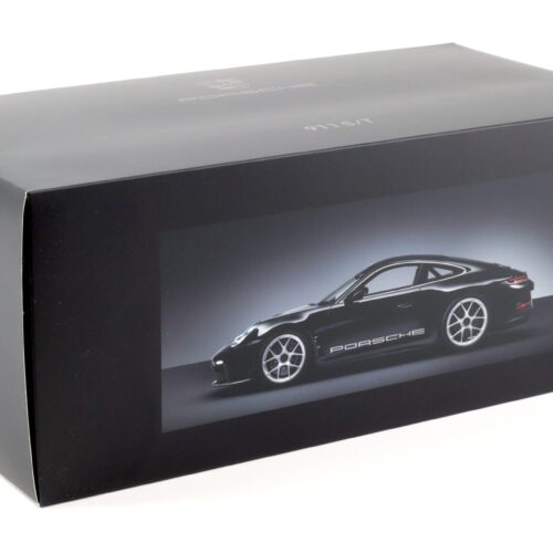 1:18 Spark Porsche 911 (992) S/T Coupe black/ silver wheels 2023 WAP DEALER