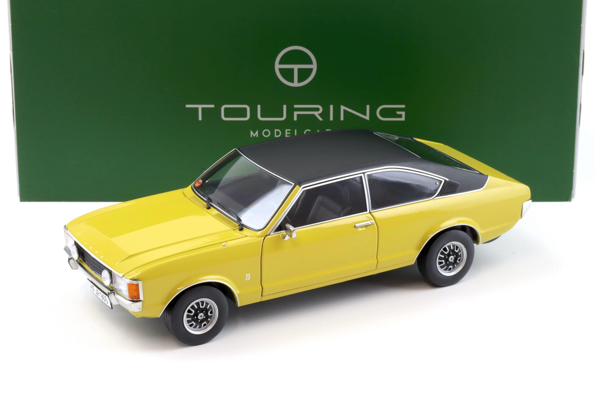 1:18 Touring Modelcars Ford Granada Consul Coupe 2. Series Daytona yellow 1975