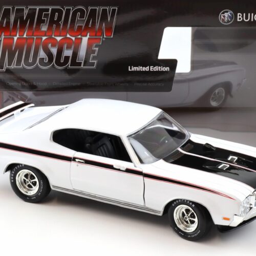 1:18 Auto World 1970 Buick GSX Coupe MCACN white