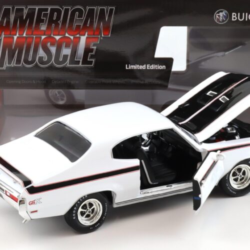 1:18 Auto World 1970 Buick GSX Coupe MCACN white