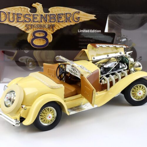 1:18 Auto World 1935 Duesenberg SSJ Roadster yellow/ brown