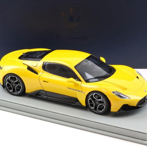 1:18 BBR Maserati MC20 Coupe 2020 Giallo Genio / Gloss black roof Die-Cast - Limited 50 pcs.