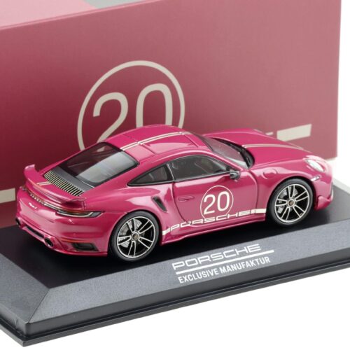 1:43 Minichamps Porsche 911 (992) Turbo S China 20th Anniversary ruby red WAP DEALER