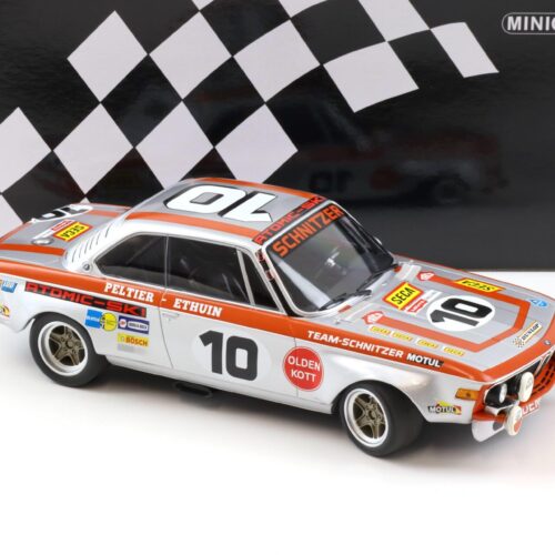 1:18 Minichamps BMW 2800 CS Team Schnitzer Motul 24h SPA 1972 Fitzpatrick/ Peltier