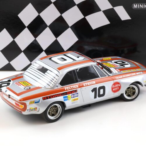 1:18 Minichamps BMW 2800 CS Team Schnitzer Motul 24h SPA 1972 Fitzpatrick/ Peltier