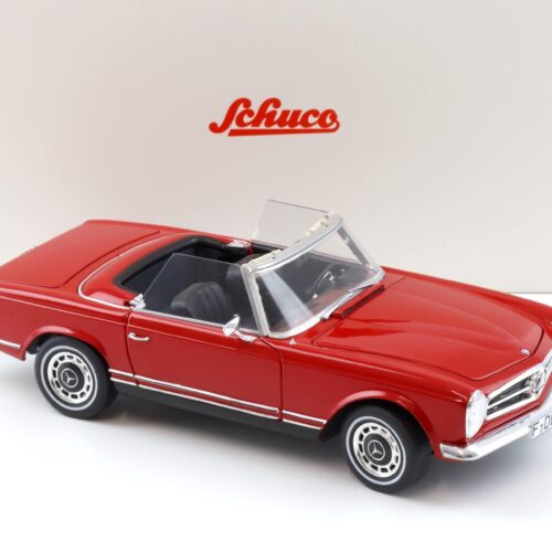 1:18 Schuco Mercedes 280 SL Pagode W113 with Hardtop red/ black