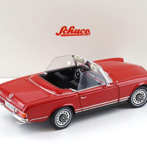 1:18 Schuco Mercedes 280 SL Pagode W113 with Hardtop red/ black