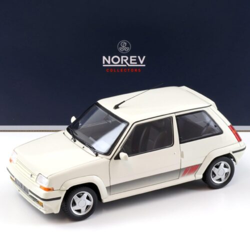 1:18 Norev Renault 5 GT Turbo Phase 2 Panda white 1989