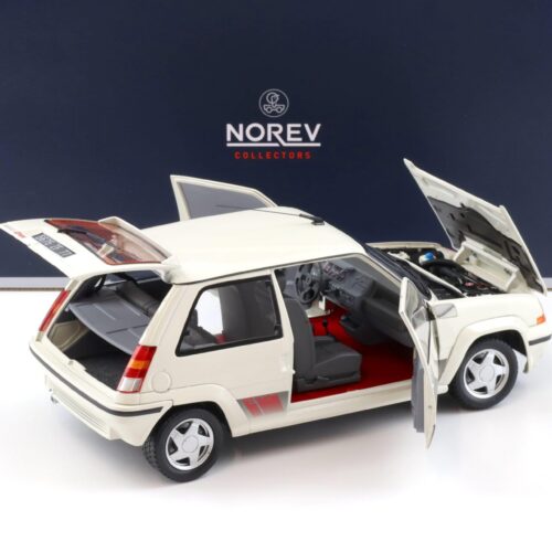 1:18 Norev Renault 5 GT Turbo Phase 2 Panda white 1989