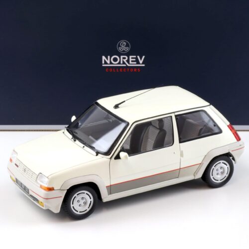 1:18 Norev Renault 5 GT Turbo Phase 1 pearl white 1985