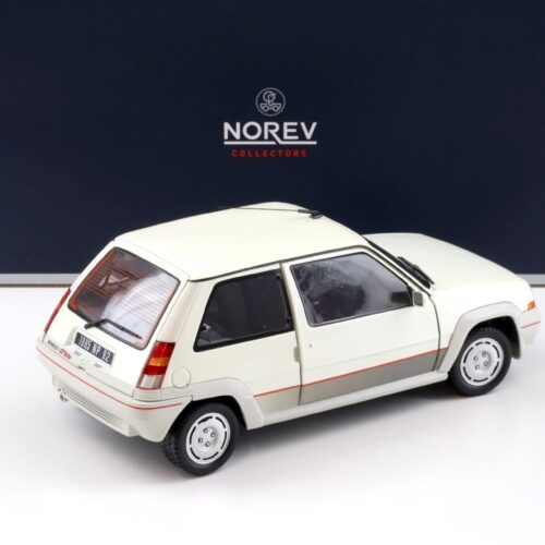 1:18 Norev Renault 5 GT Turbo Phase 1 pearl white 1985