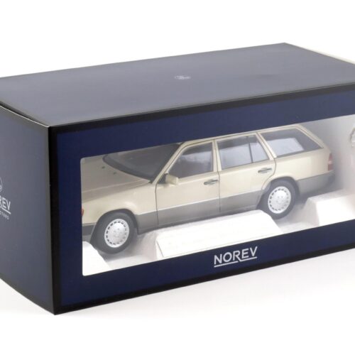 1:18 Norev Mercedes 300D T-Modell Estate S124 E-Class 1990 Smoke silver - Limited 200 pcs.